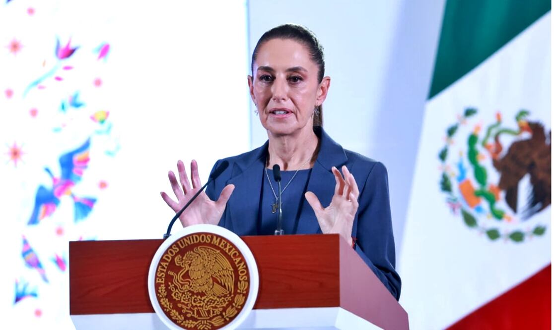 Conferencia mañanera de Claudia Sheinbaum del 12 de noviembre, desde Palacio Nacional. Foto: Fernanda Rojas | EL UNIVERSAL