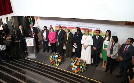 Senado devela reconocimiento a lucha histórica de comunidad LGBTTTIQ+