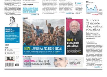 Portada impresa del 10 de octubre del 2025