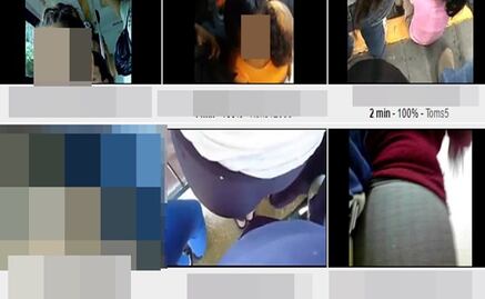 Graban "arrimones" y los suben a sitios porno