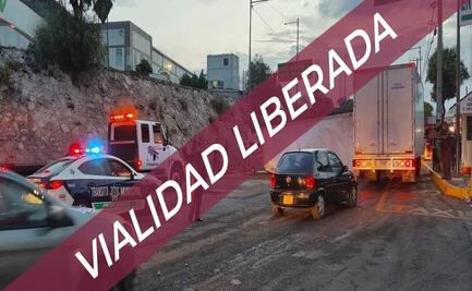 Liberan Gustavo Baz tras volcadura de tráiler; congestionamiento afectó Tlalnepantla por varias horas