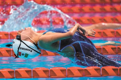 Fabiola Ramírez encontró en la abogacía plenitud fuera de las piscinas