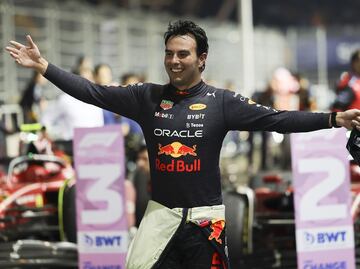 Checo Pérez ocupa el primer lugar en el ranking de pilotos de la Fórmula 1