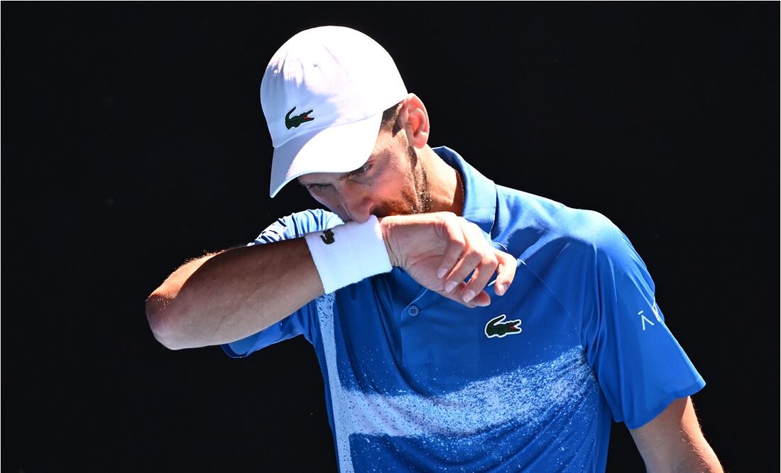 Novak Djokovic se retira del Australian Open. FOTO: EFE