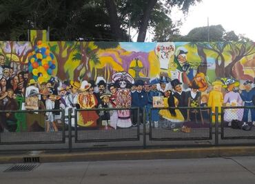 Listo el primero de 100 murales que vestirán de cultura y arte a la Cuauhtémoc: Sandra Cuevas