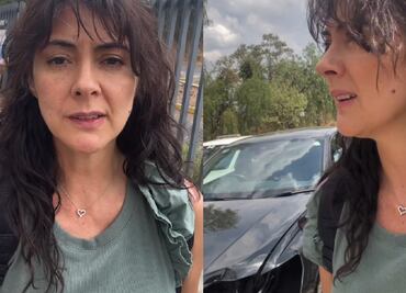 Verónica Jaspeado es víctima de la delincuencia; desvalijan el carro de la actriz en CU