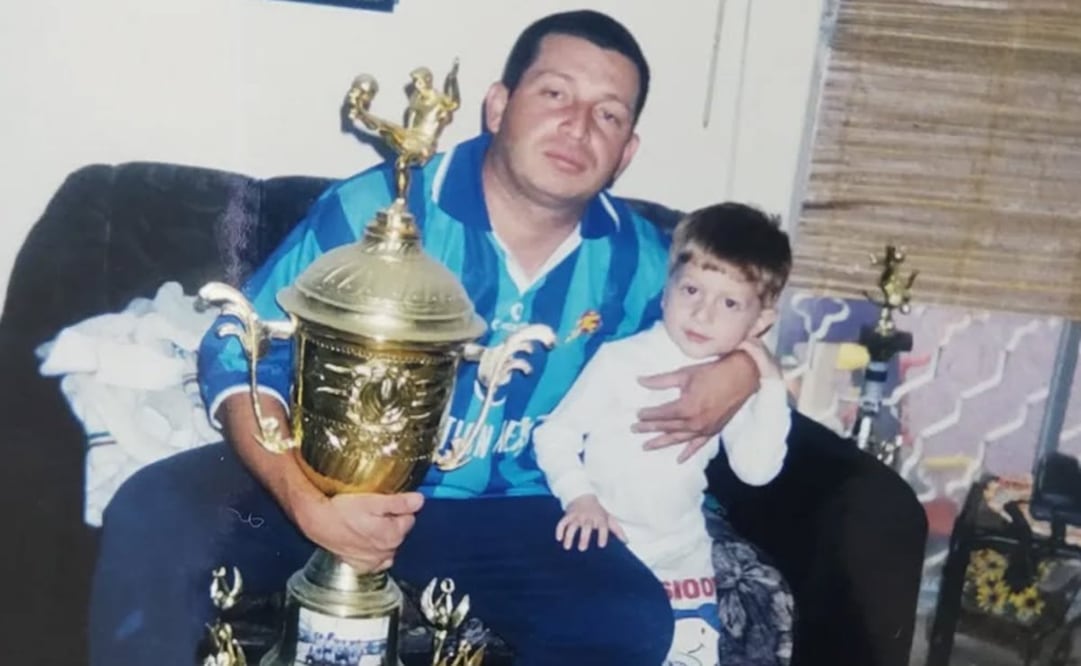 En su infancia artística, Octavio Ocaña estuvo siempre acompañado de su padre Octavio Pérez.