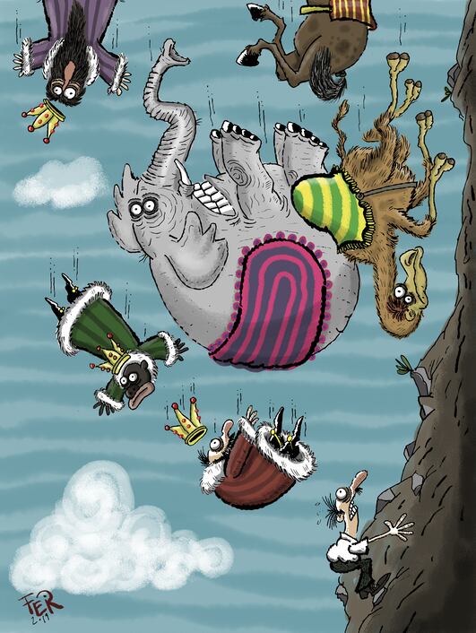 Mientras tanto en la cuesta...