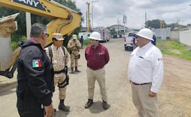 Fuga de hidrocarburo en Hidalgo; Pemex y Protección Civil trabajan para controlar derrame en Mineral de la Reforma