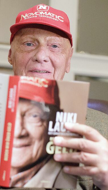 El ex campeón mundial Niki Lauda presentó su libro (GEORG HOCHMUTH. EFE)