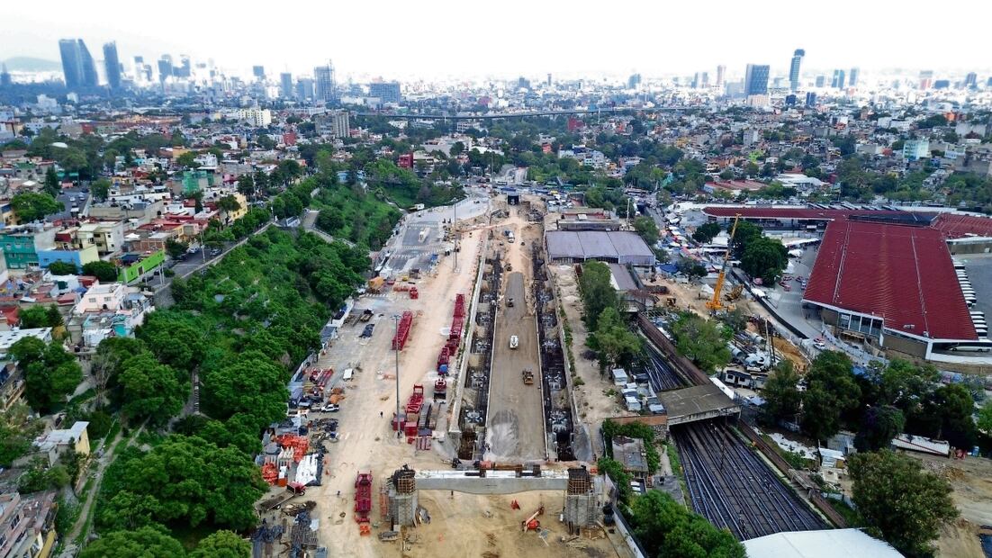 La estación Observatorio no presenta ninguna estructura superficial, que será de seis niveles, dos subterráneos, planta baja y tres superiores. Foto: Diego Prado y Diego Montesinos