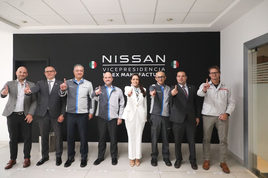 Aguascalientes fortalece alianza con Nissan; Tere Jiménez se reúne con su CEO global. Foto: Especial