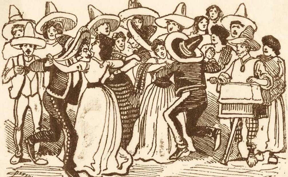 De acuerdo con Alejandro Gómez Maganda, los corridos revolucionarios no sólo abarcan composiciones sobre la lucha armada, sino canciones que “la Revolución vino a resucitar, a desenterrar y que llevó de un lugar a otro en la punta del eco de los disparos”, como el Corrido de Juanita Alvarado. Foto: Wikimedia Commons.