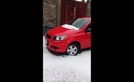 Caída de granizo provoca afectaciones en comunidades de Texcoco