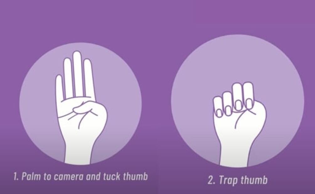 ¿Lo reconoces? Con este gesto las mujeres en situación de peligro piden ayuda