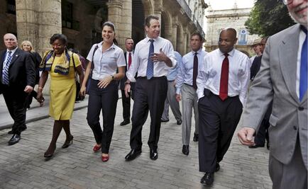 Vicepresidente cubano recibe a gobernador de NY en La Habana