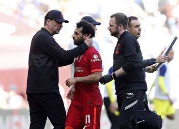 Mohamed Salah se lesionó en la Final de la FA Cup ¿Se recuperará para la Champions League?