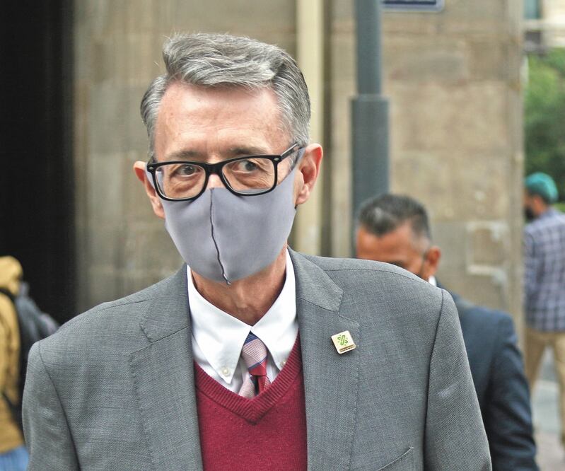 osé Alfonso Suárez del Real se enfermó de Covid-19 hace cinco meses. ARCHIVO EL UNIVERSAL