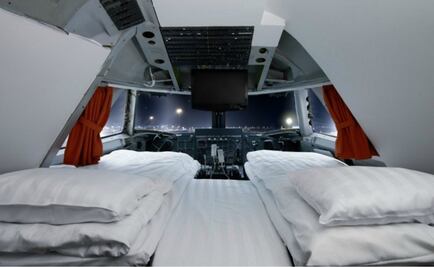 El avión que convirtieron en hotel