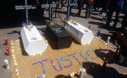 Exigen justicia por asesinato de 3 personas en zócalo de Oaxaca