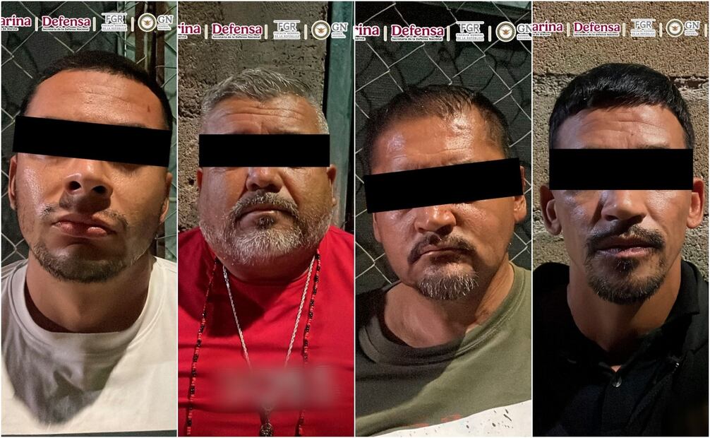 Prófugos de prisión detenidos en Puerto Vallarta. Foto: especial