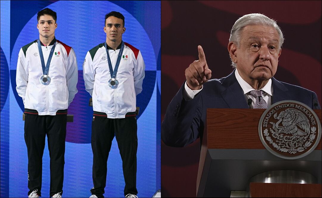 AMLO felicitó a los medallistas mexicanos / FOTO: Especiales