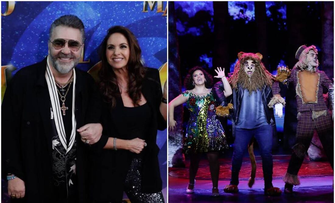 Mijares y Lucero acompañaron a su hija Lucero Mijares en su debut teatral. Foto: Diego Simón Sánchez/EL UNIVERSAL.