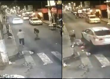 VIDEO: Conductor se echa de reversa y atropella a abuelita en Tlalpan