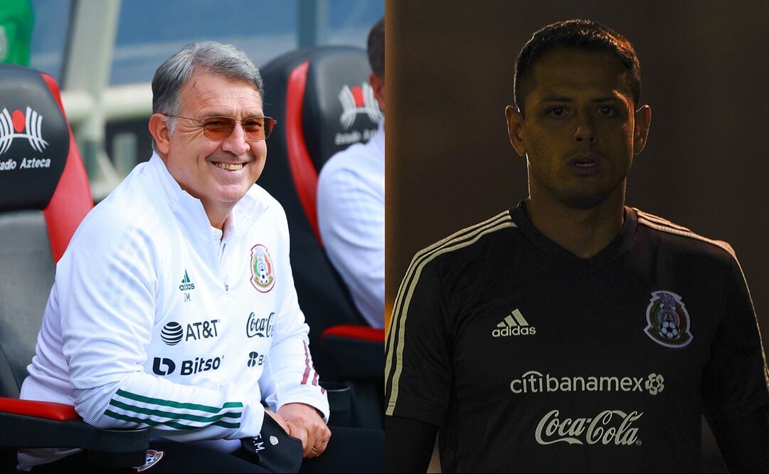 Gerardo Martino y Javier Chicharito Hernández en la Selección Mexicana - FOTO: Especial