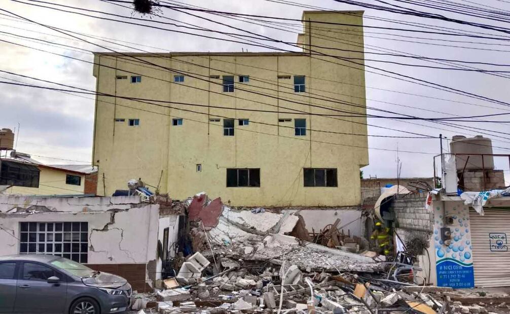 Explota vivienda por acumulación de gas en Hidalgo (14/08/2025). Foto: Especial