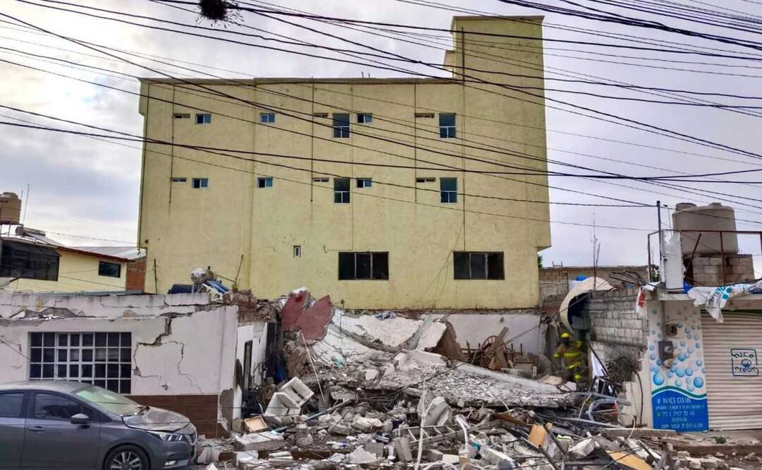 Explota vivienda por acumulación de gas en Hidalgo (14/08/2025). Foto: Especial