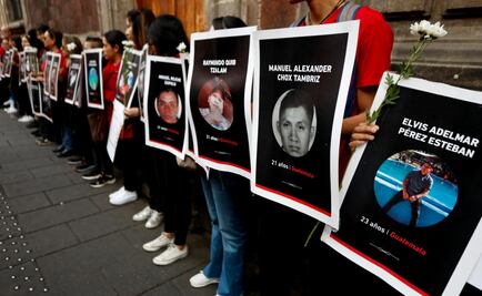 FOTOS: Se manifiestan en Palacio Nacional por víctimas del incendio en estación migratoria de Juárez