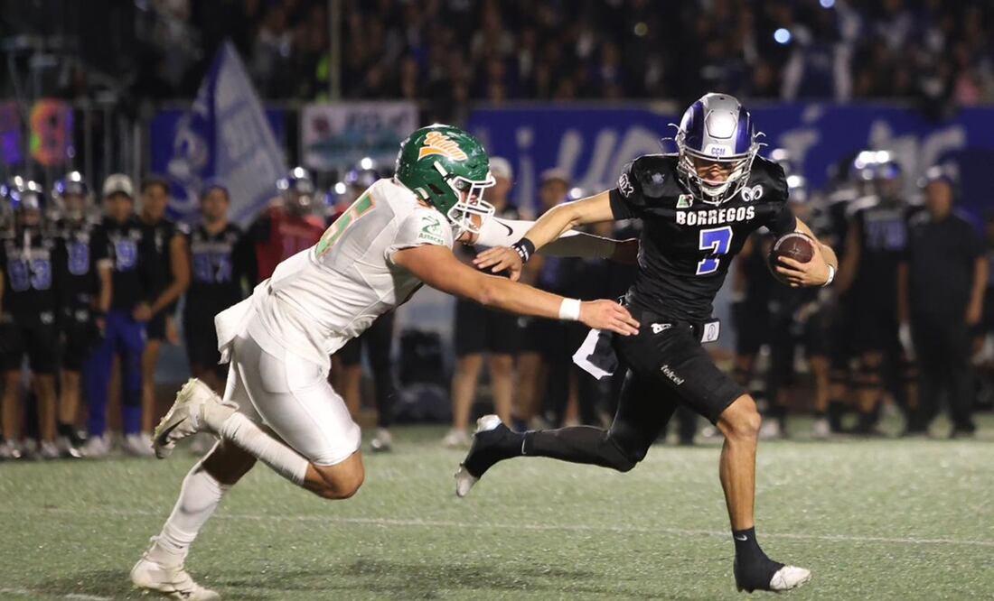 Los Borregos del Tec Ciudad de México vencieron 35-35 a los Aztecas de la UDLAP | FOTO: Grecia Rodríguez/BLITZ