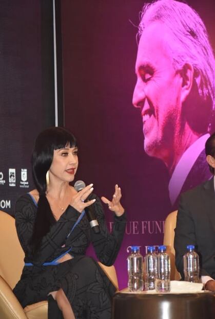 Susana Zabaleta recuerda su primera vez con Bocelli: “No me intimida ni tantito"