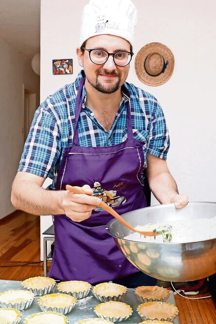 Bruno cambió una exitosa carrera de negocios en Francia por una pasión heredada de su padre: la cocina, pero con una variante: “Todo orientado a cuidar los recursos que nos da el planeta” (Foto: ARIEL OJEDA)