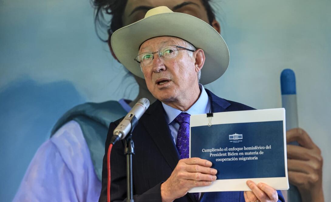 Conferencia de prensa del embajador de Estados Unidos en México, Ken Salazar, sobre la relación bilateral entre México y los Estados Unidos FOTOS: Gabriel Pano / EL UNIVERSAL