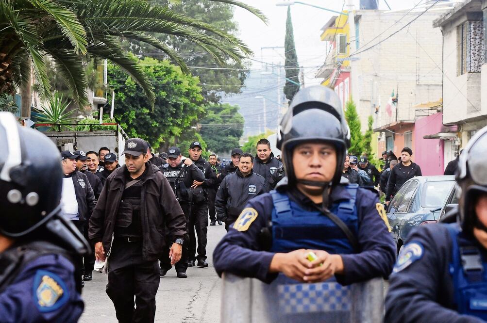 Los domicilios cateados en Tláhuac fueron ubicados geográficamente por los datos proporcionados por los concesionarios de telecomunicaciones (HUGO GARCIA. EL UNIVERSAL)