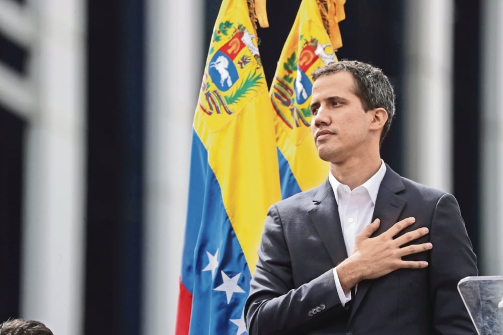 Juan Guaidó Autoproclamado presidente interino de Venezuela (MIGUEL GUTIÉRREZ. EFE)