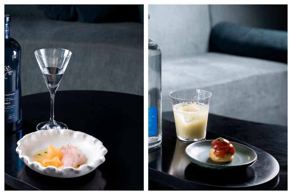 El Omakase Rosetta x Casa Dragones estará disponible hasta el 18 de julio en Salón Rosetta. Foto: cortesía Casa Dragones