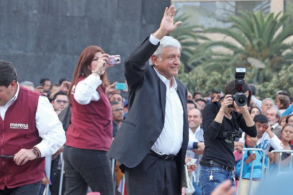 Raúl Flores dice que Morena realiza actos anticipados de campaña, pues Andrés Manuel López Obrador pide abiertamente que voten por su partido (ARCHIVO. EL UNIVERSAL)