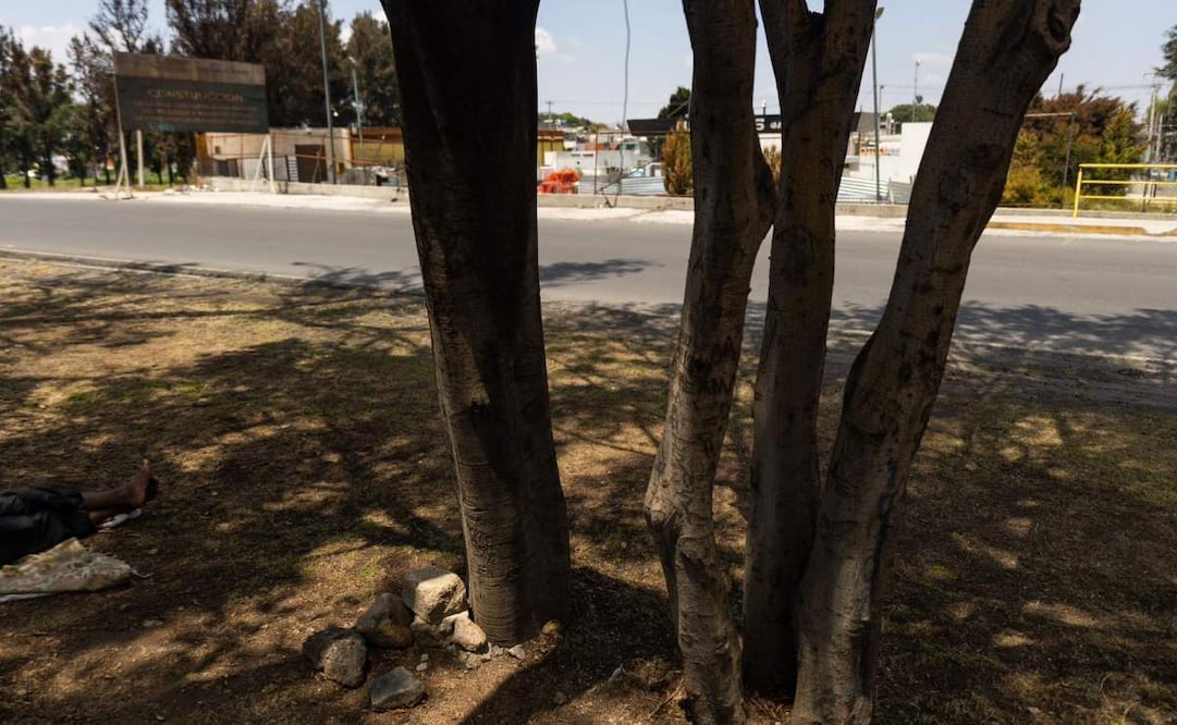 Así luce el lugar dónde Alicia trabajaba como checadora de la ruta 71 antes de la explosión de la pipa en Iztapalapa (14/09/2025). Foto: Hugo Salvador / EL UNIVERSAL