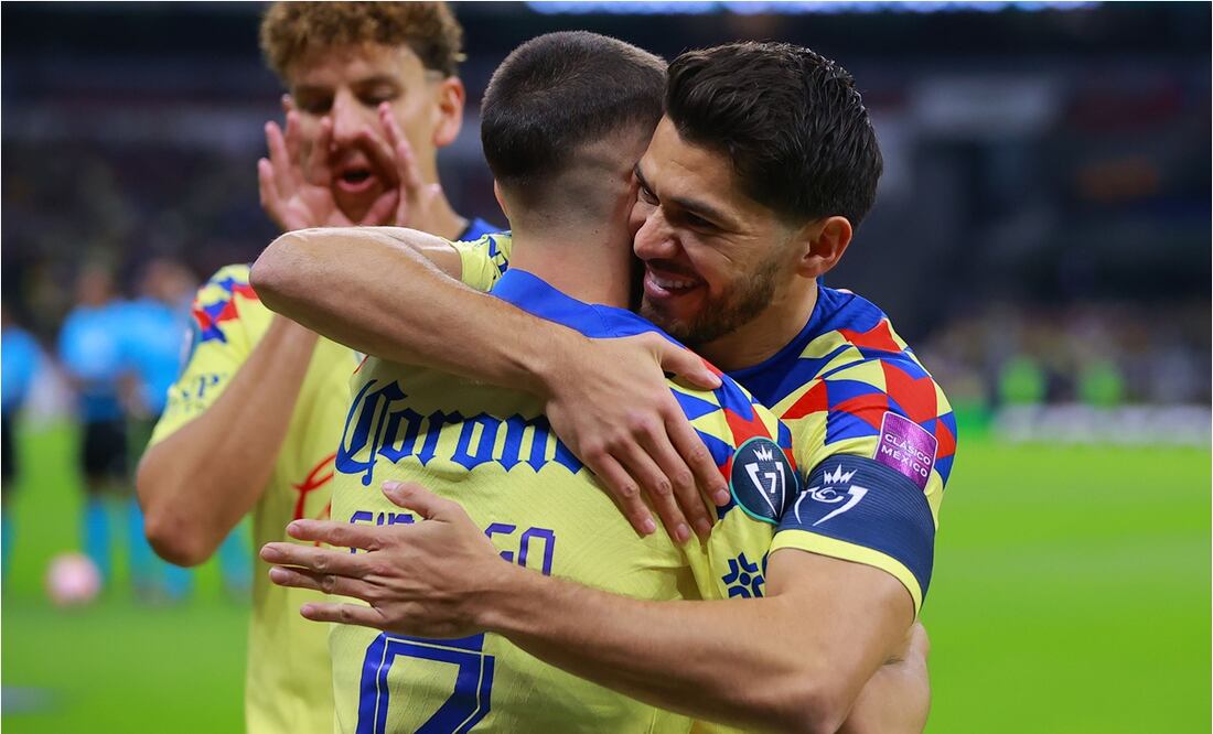 Álvaro Fidalgo y Henry Martín durante el bicampeonato de las Águilas. FOTO: IMAGO7