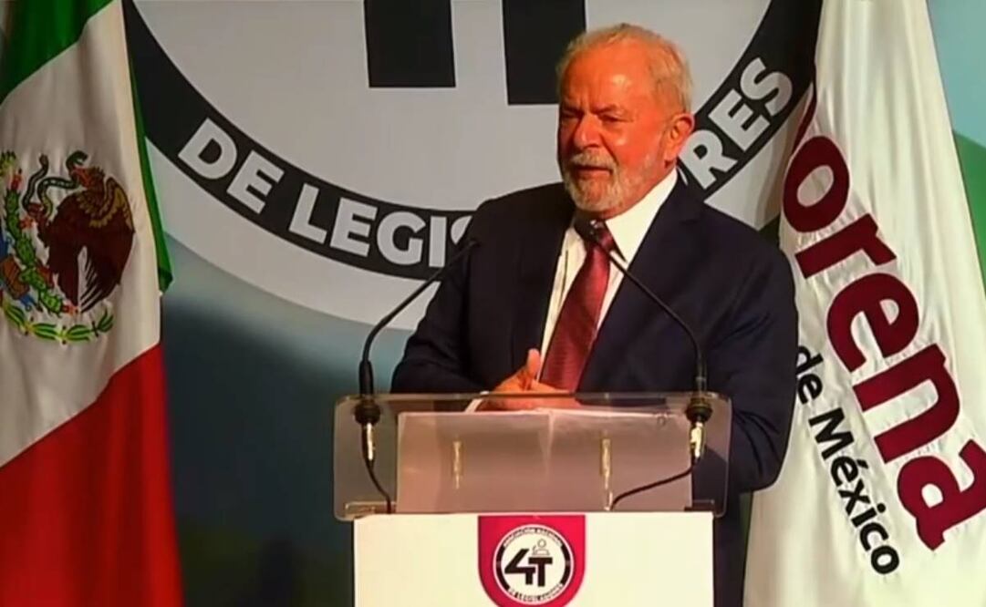 El expresidente de Brasil se reunió con legisladores de Morena / Captura de video 