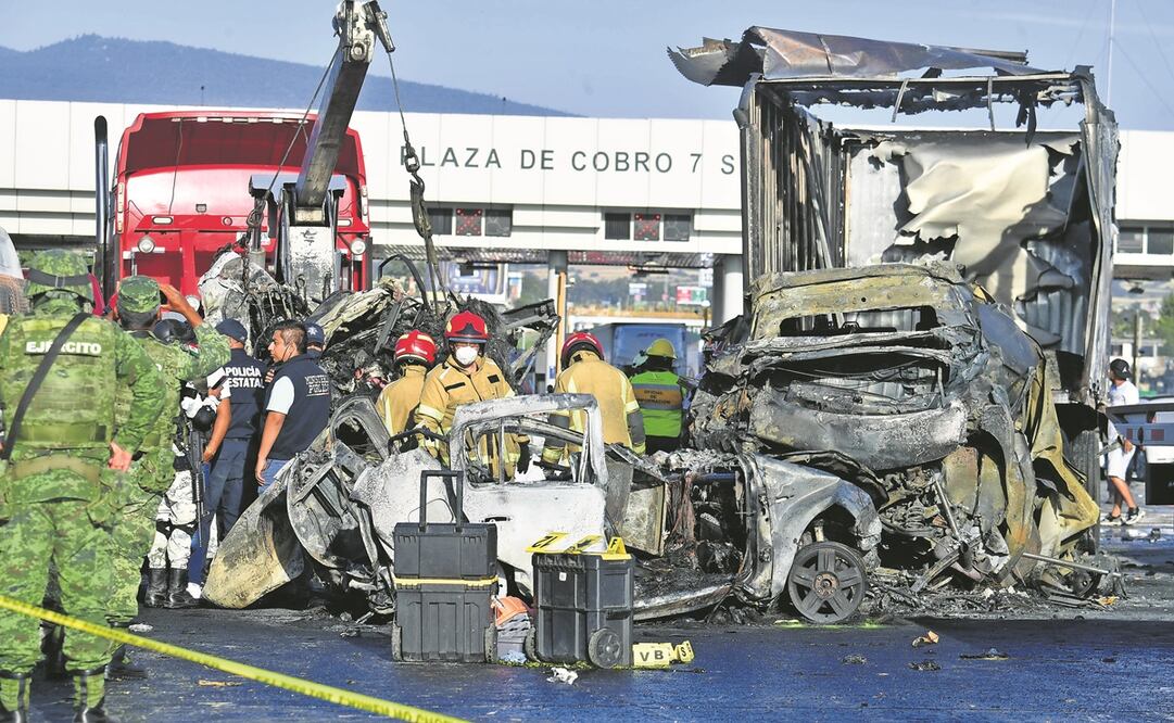 El 6 de noviembre un camión de carga se impactó contra seis vehículos. Foto: Archivo. El Universal