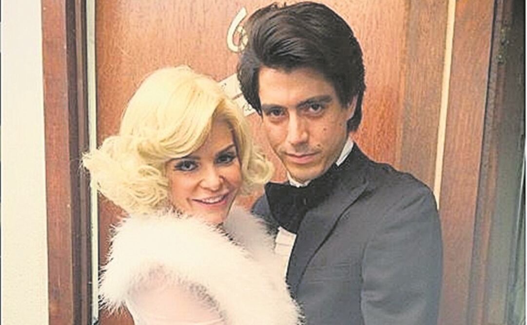 Itatí Cantoral y Gonzalo Guzmán interpretando a los personajes. FOTO: INSTAGRAM GONZALO GUZMÁN