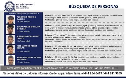 Fiscalía de SLP asegura que menores desaparecidos se fueron por voluntad propia