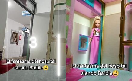 TikTok: Joven usa un filtro de Barbie y graba algo aterrador dentro de un hospital