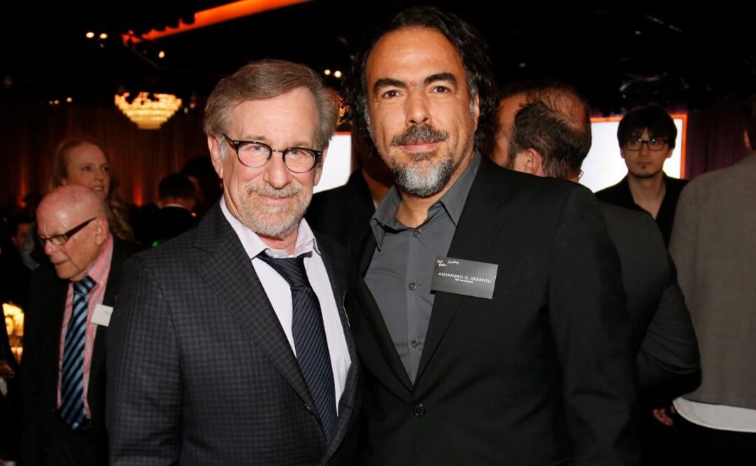 González Iñárritu fue uno de los invitados al almuerzo, junto a Steven Spielberg Foto:AP