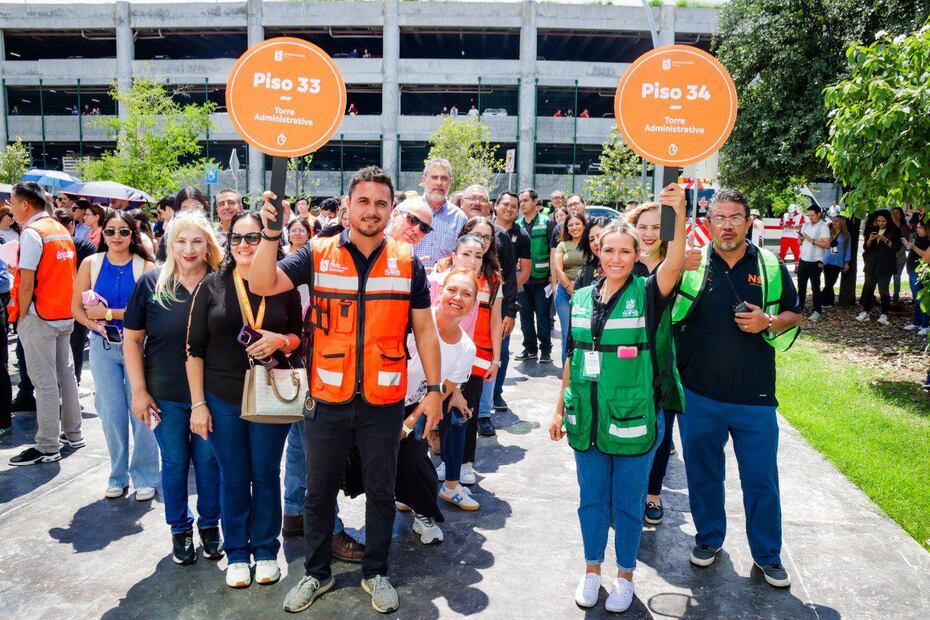 Se suma Nuevo León a Simulacro Nacional 2025. (Foto: especial)