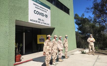 Militares operan Unidades Hospitalarias en BC para pacientes con Covid-19